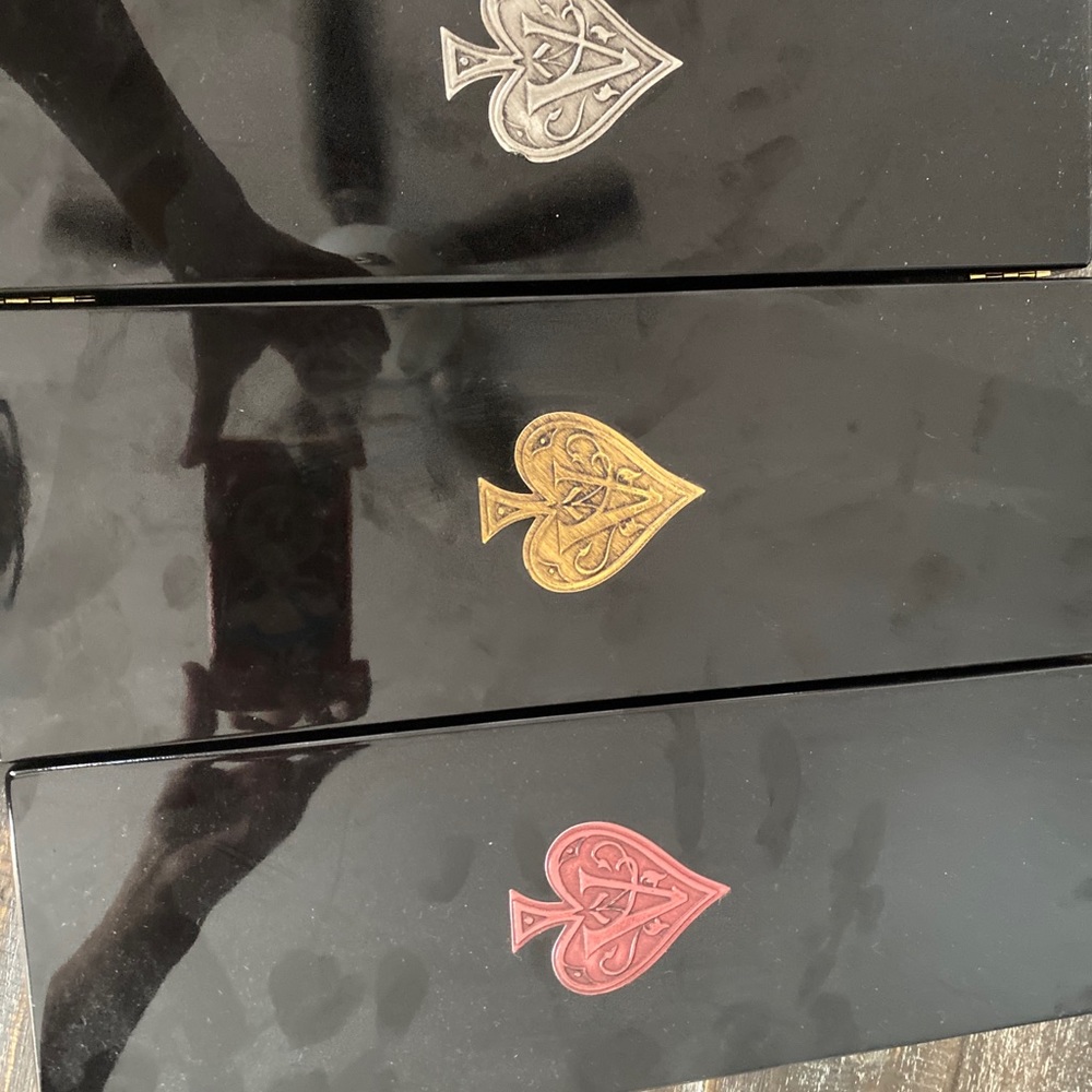 Ace of spades bottles and boxes